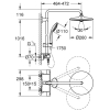 Душова система з термостатом для душа Grohe QuickFix Vitalio Joy Shower System 26403001
