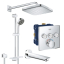 Душова система прихованого монтажу з термостатом Grohe QuickFix Grohtherm SmartControl&Vitalio Start 250 Cube UA202801C3
