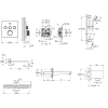 Душевая система скрытого монтажа с термостатом Grohe QuickFix Grohtherm SmartControl&Vitalio Start 250 Cube RU202801C3