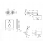 Душова система прихованого монтажу з термостатом Grohe QuickFix Grohtherm&Vitalio Comfort 250 UA26415SC7