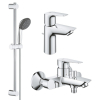 Комплект змішувачів для ванної кімнати Grohe QuickFix Start Edge UA202501SQ