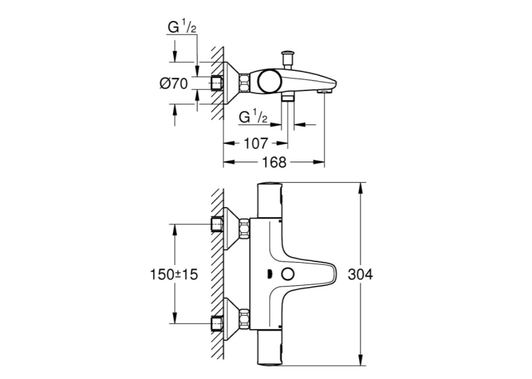 Термостат для ванни Grohe QuickFix Precision Start 34598000