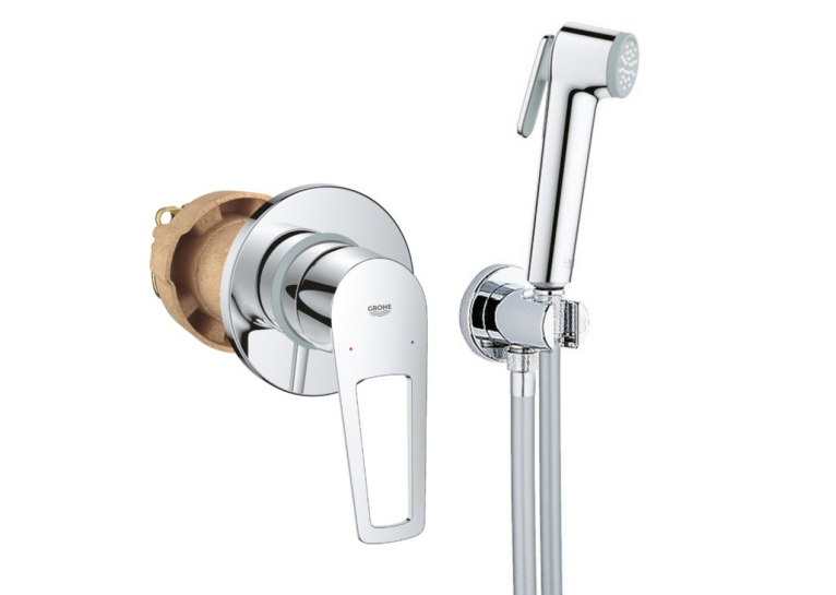 Гігієнічний душовий набір Grohe QuickFix Bau Loop UA202406QF