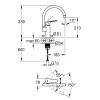 Змішувач для кухні Grohe EUROSMART NEW 33202003