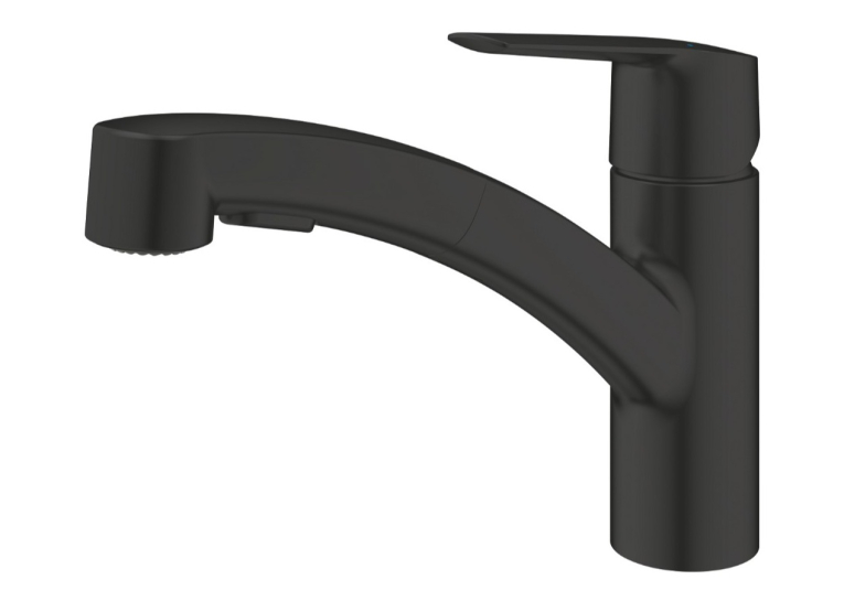 Змішувач для кухні з висувним виливом Grohe QuickFix Start 303072431