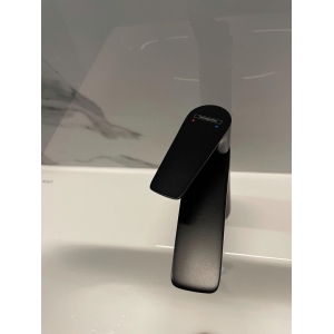 Змішувач для раковини Hansgrohe Vernis Blend CoolStart, чорний матовий 71585670