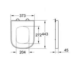 Сиденье для унитаза Grohe Euro Ceramic 39330000