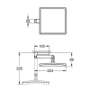 Дзеркало косметичне Grohe Selection Cube 40808000