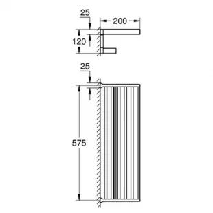 Полочка Grohe Selection Cube 40804000