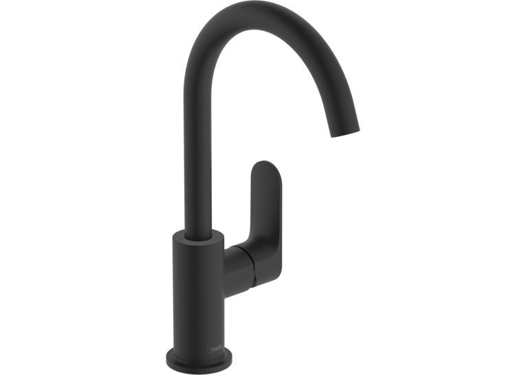 Змішувач Hansgrohe Rebris S 210 для умивальника рух. носик з д/к pop-up. Matt Black 72536670