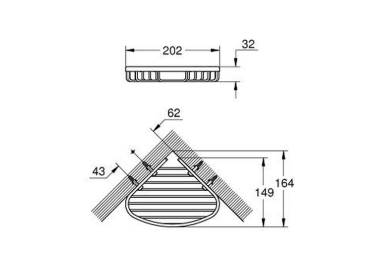 Полиця Grohe BauCosmopolitan 40664001