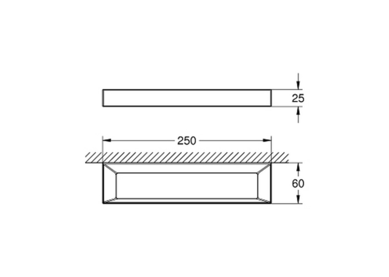 Рушникотримувач Grohe Selection Cube 40766000