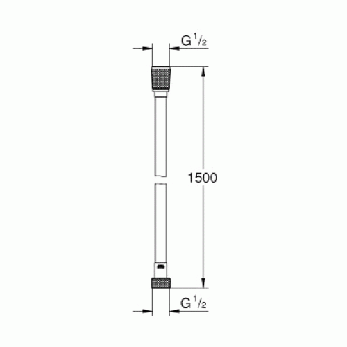 Шланг для душа GROHE Silverflex Longlife 150 см, 26346000