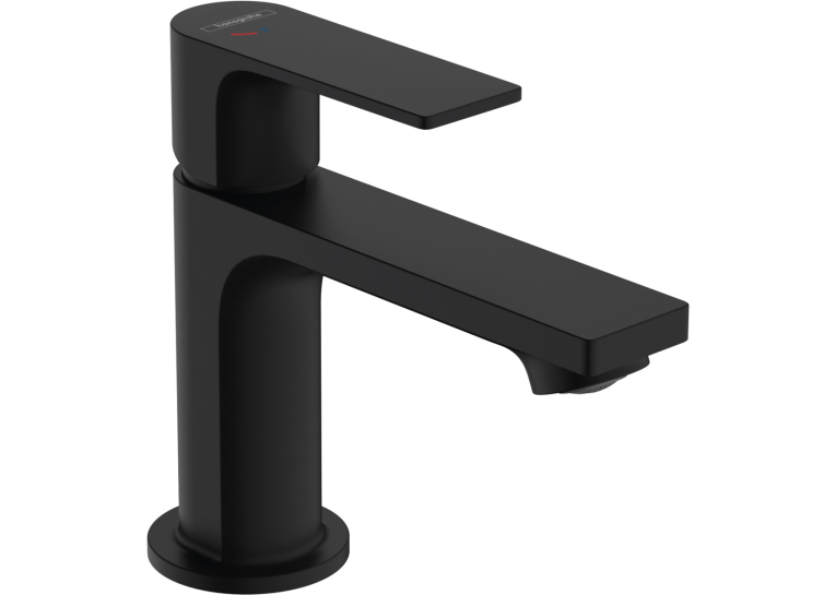 Смеситель Hansgrohe Rebris E 80 Coolstart EcoSmart+ для умывальника с д/у pop-up. Matt Black 72587670