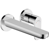 Смеситель для раковины со стены скрытый монтаж Hansgrohe Rebris S  200 мм, Chrome 72528000