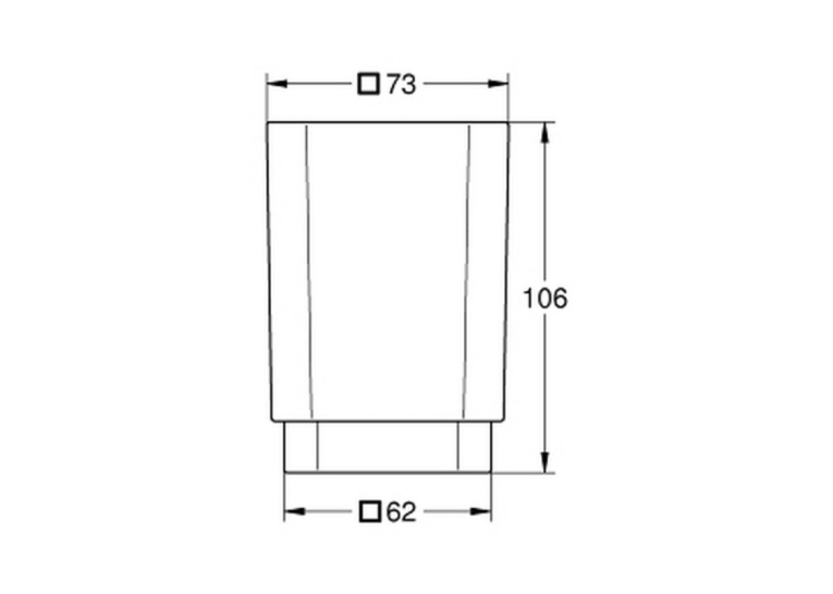 Склянка Grohe Selection Cube 40783000