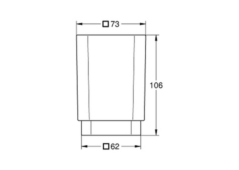 Склянка Grohe Selection Cube 40783000