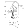 Змішувач для кухні Grohe Concetto 32663DC3 Сталь
