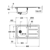 Кухонна мийка Grohe EX Sink K400 31566SD0 Сталь