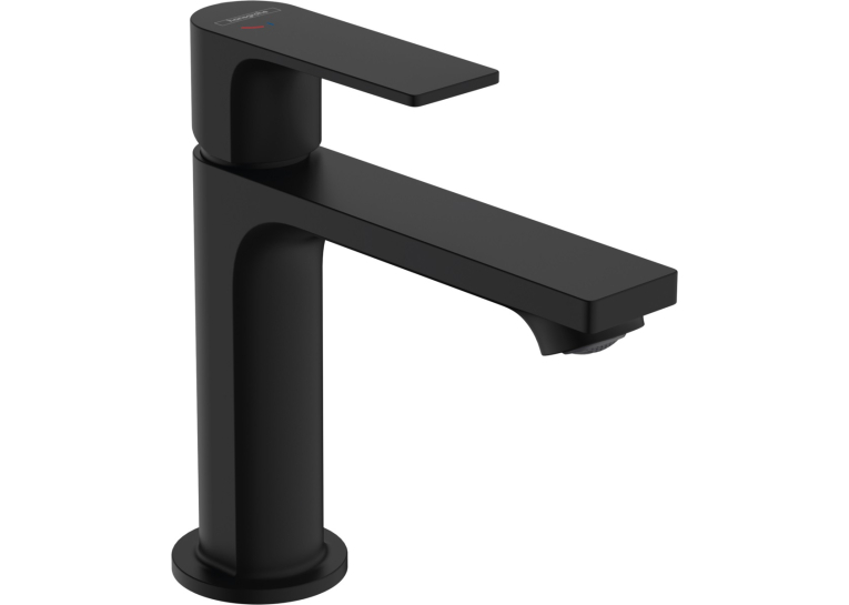 Смеситель Hansgrohe Rebris E 110 Coolstart для умывальника с д/у pop-up. Matt Black 72559670