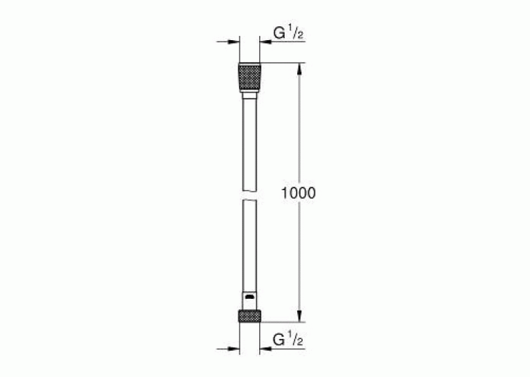 Шланг для душа GROHE Silverflex Longlife 100 см, 26334000