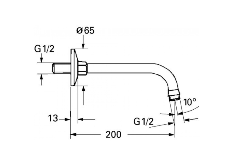 Душовий кронштейн GROHE Relexa, 27406000