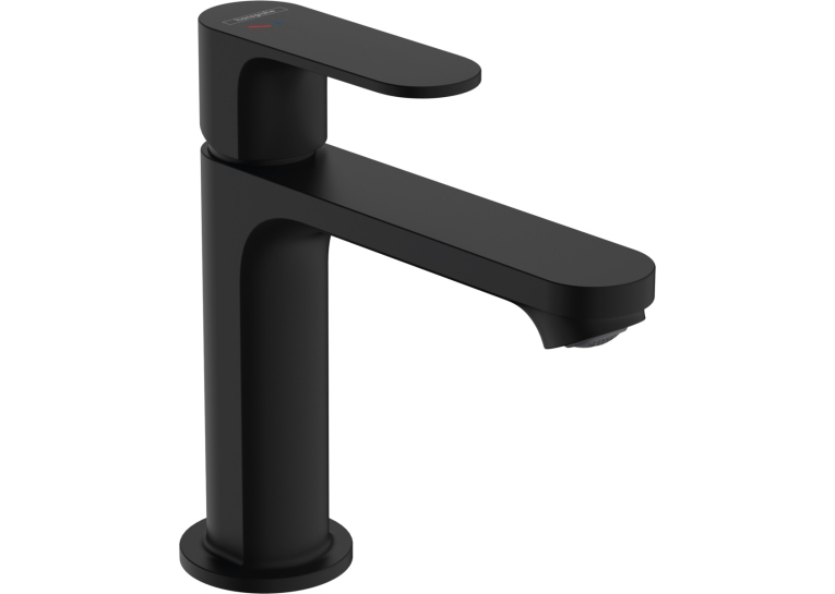 Смеситель Hansgrohe Rebris S 110 Coolstart для умывальника с металлическим д/к. Matt Black 72527670