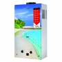 Колонка газовая дымоходная Aquatronic JSD20-AG308 10 л (JSD20AG308BEACHGLASS) стекло/пляж