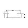 Рушникотримувач Grohe Selection Cube 40767000 (виставковий зразок)