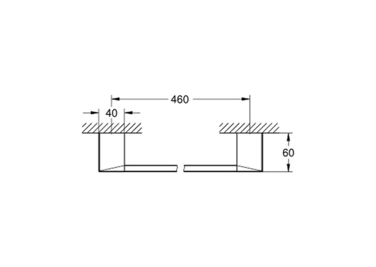 Рушникотримувач Grohe Selection Cube 40767000 (виставковий зразок)