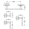 Набір аксесуарів Master 4 в 1 Grohe Essentials Cube 40778001