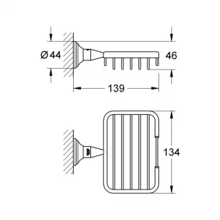 Мильниця-решітка Grohe EX Essentials Authentic 40659001