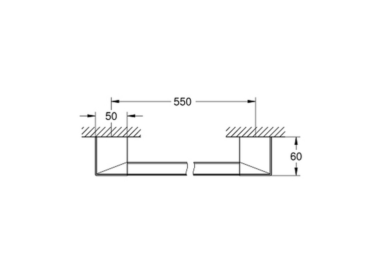 Рушникотримувач Grohe Selection Cube 40807000