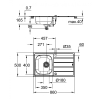 Мойка из нержавеющей стали Grohe + Однорычажный смеситель для кухни Eurosmart 31565SD1 Сталь