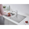 Мойка из нержавеющей стали Grohe + Однорычажный смеситель для кухни Eurosmart 31565SD1 Сталь