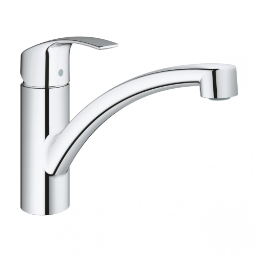 Мойка из нержавеющей стали Grohe + Однорычажный смеситель для кухни Eurosmart 31565SD1 Сталь