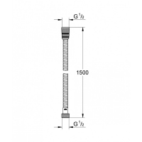 Шланг для душа Grohe Relexaflex Metal Longlife 150 см, 28143000