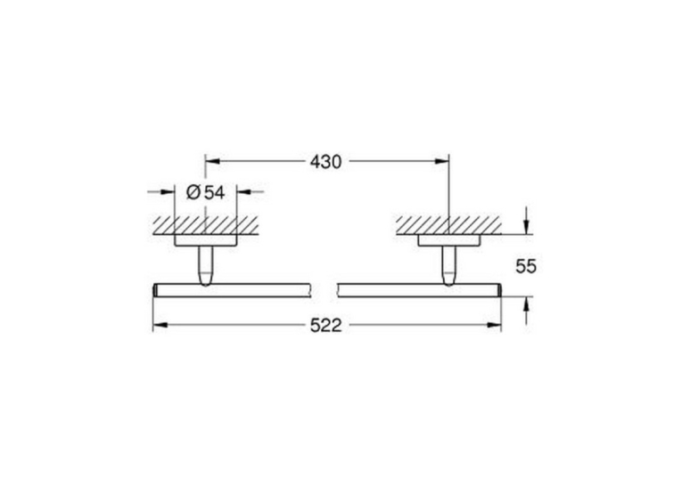 Рушникотримувач Grohe BauCosmopolitan 40459001