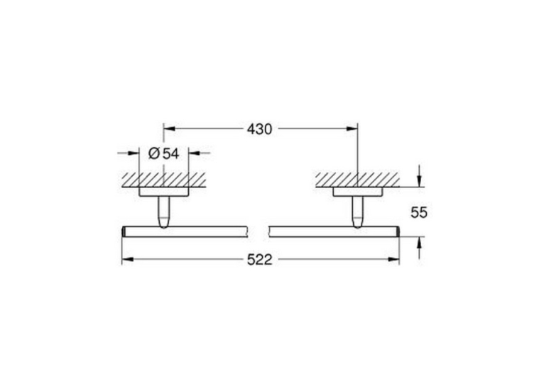 Рушникотримувач Grohe BauCosmopolitan 40459001