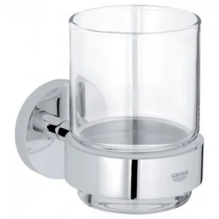 Склянка з тримачем Grohe Essentials New, 40447001