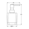 Дозатор рідкого мила Grohe Selection Cube 40805000 (виставковий зразок)
