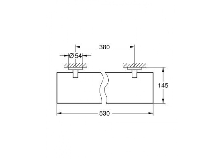 Скляна поличка Grohe Essentials New, 40799001