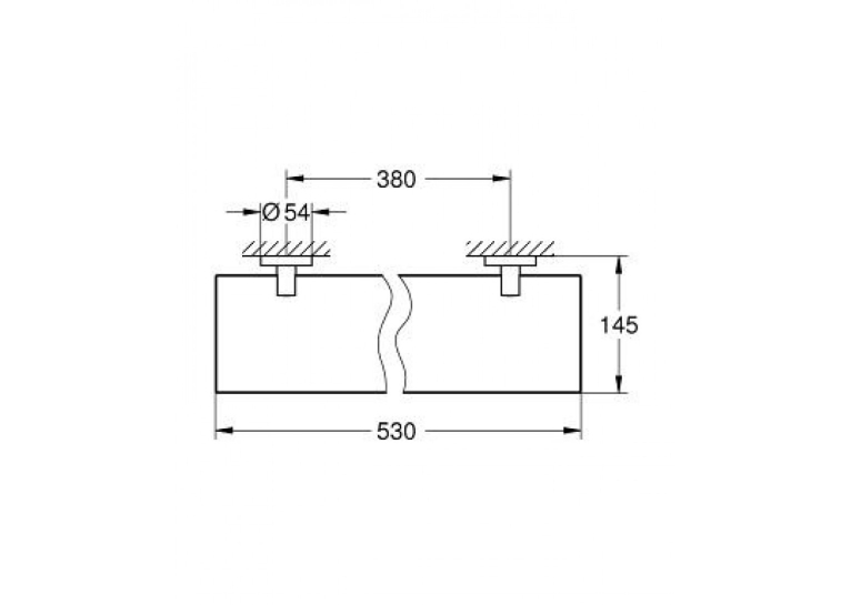 Скляна поличка Grohe Essentials New, 40799001