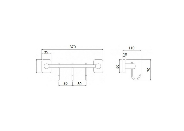 Гачок Qtap Liberty CRM 1154-3