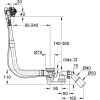 Сливной и переливной гарнитур Grohe TALENTOFILL 28990001