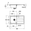 Кухонна мийка Grohe EX Sink K500 31571SD0 Сталь