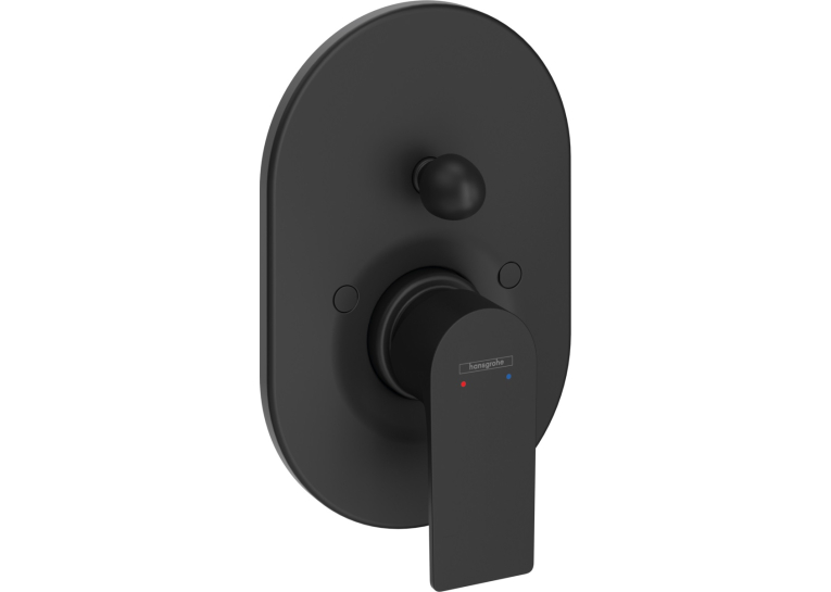 Змішувач Hansgrohe Rebris E прихованого монтажу ванна/душ , верхня частина 200 . Matt Black 72459670