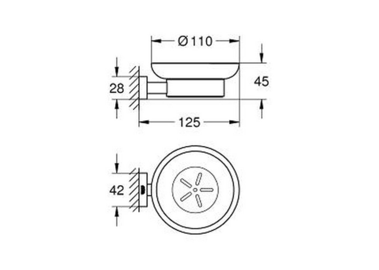 Мильниця Grohe Essentials Cube 40754001 (виставковий зразок)