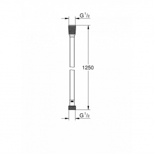 Шланг для душа Grohe Relexaflex Metal Longlife 125 см, 28142000