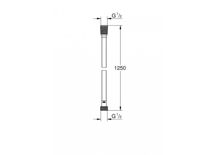 Шланг для душа GROHE Silverflex Longlife 125 см, 26335000